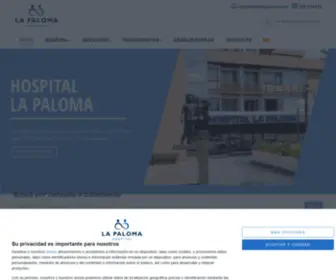 Hospitallapaloma.com(Hospital La Paloma en Las Palmas) Screenshot