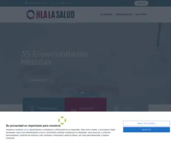 Hospitallasalud.es(Hospital HLA La Salud) Screenshot