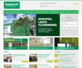 Hospitallestefluminense.com.br(UNIMED) Screenshot