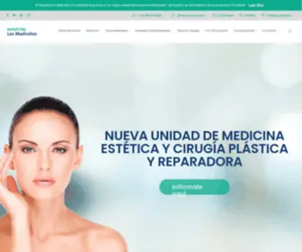 Hospitallosmadronos.es(Hospital Los Madroños) Screenshot