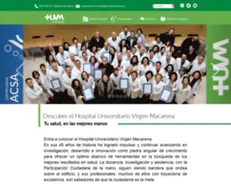 Hospitalmacarena.es(Hospital Universitario Virgen Macarena Hospital Universitario Virgen Macarena) Screenshot