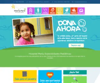 Hospitalmaria.org(Hospital María) Screenshot