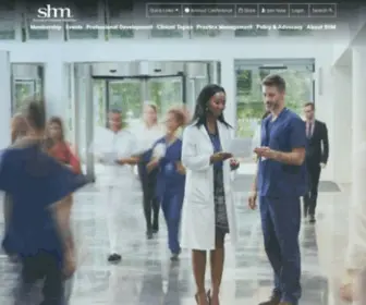 Hospitalmedicine.org(The Society of Hospital Medicine (SHM)) Screenshot