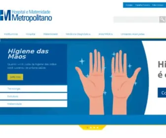 Hospitalmetropolitano.com.br(Hospital) Screenshot