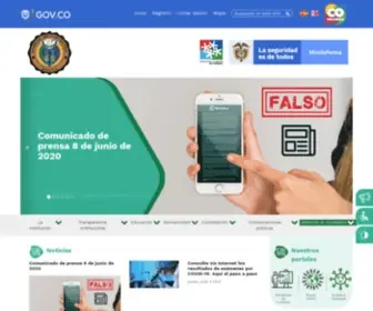 Hospitalmilitar.gov.co(Hospital Militar Central) Screenshot