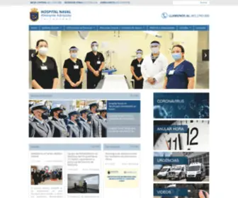 Hospitalnavaltalcahuano.cl(Hospital Naval de Talcahuano) Screenshot