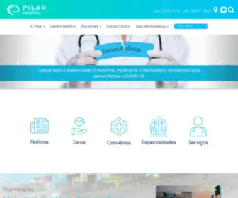 Hospitalpilar.com.br(Pilar Hospital) Screenshot