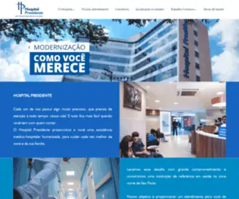 Hospitalpresidente.com.br(Hospital Presidente) Screenshot