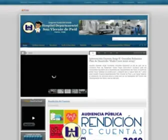 HospitalsvPgarzon.gov.co(Portal Web del Hospital San Vicente de Paul del Municipio de Garzón en el Departamento del Huila) Screenshot