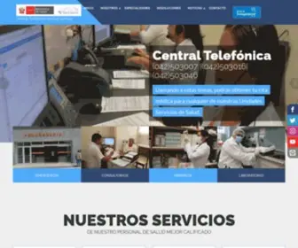 Hospitaltarapoto.gob.pe(Hospital II) Screenshot