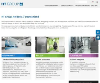 Hospitaltechnik.de(HT Group) Screenshot