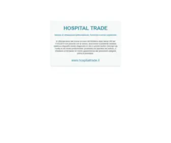 Hospitaltrade.it(HOSPITAL TRADE) Screenshot