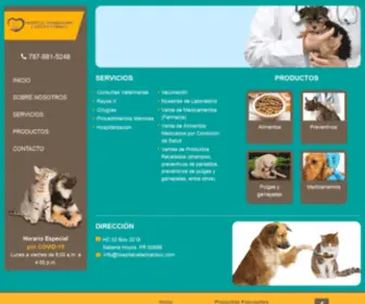 Hospitalveterinariocc.com(Ofrecer bienestar tanto animal) Screenshot