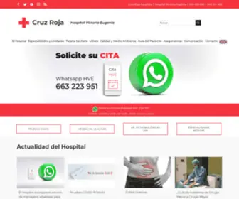 Hospitalveugenia.com(Hospital Victoria Eugenia Cruz Roja) Screenshot