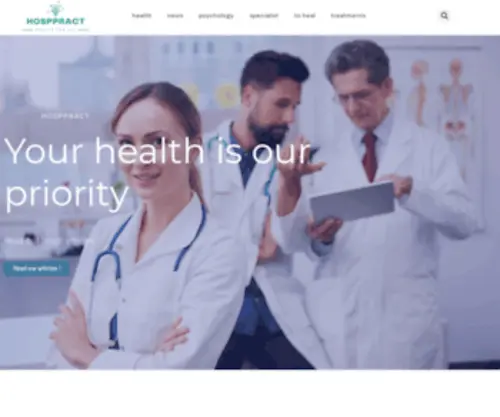 Hosppract.com(Health for all) Screenshot