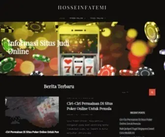 Hosseinfatemi.com(Hossein Fatemi) Screenshot