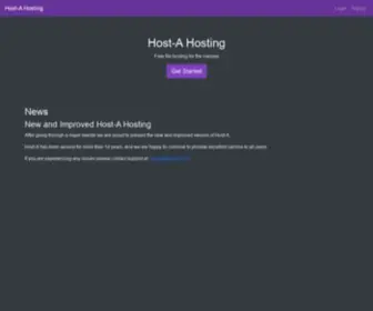 Host-A.net(Host-A Hosting) Screenshot