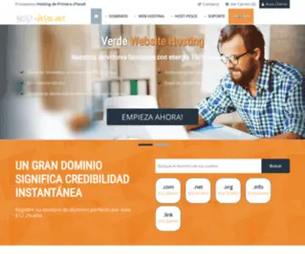 Host-Pesce.net(Web Hosting Profesional: ¡Ofrecemos Servicios de Alojamiento Web y Registro de Dominios) Screenshot