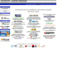 Host-Univers.com(Hebergement site internet Windows Linux FreeBSD) Screenshot