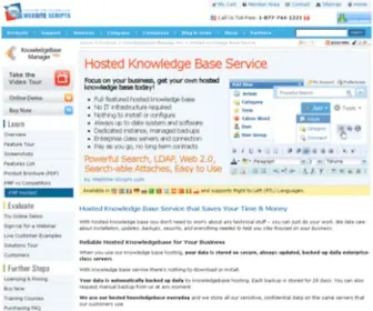 Host4KB.com(Hosted Knowledge Base Service) Screenshot