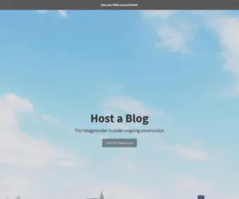 Hostablog.de(Host a Blog) Screenshot