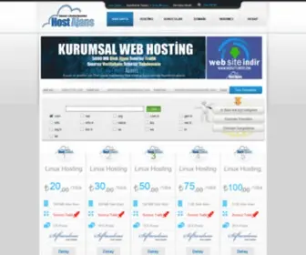 Hostajans.com(Web Hosting) Screenshot