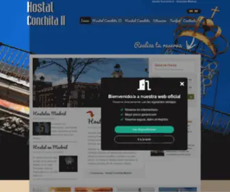 Hostalconchitaii.com(Página) Screenshot