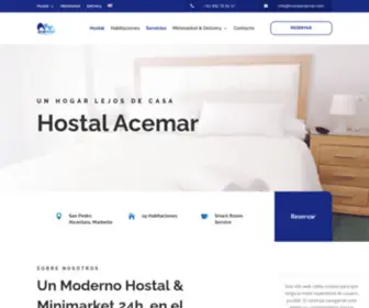 Hostalacemar.com(Acemar) Screenshot