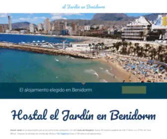 Hostaleljardinbenidorm.com(Hostal Jardin) Screenshot