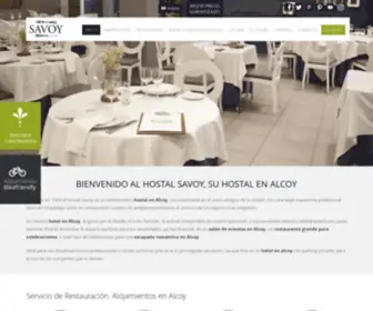 Hostalsavoy.com(Hostal en Alcoy) Screenshot