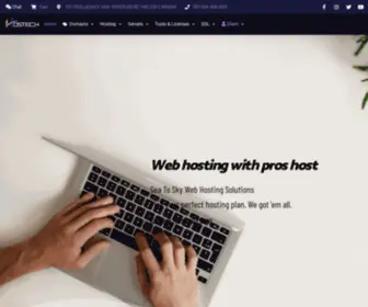 Hostandtech.com(Web Hosting Solutions with pros host with affordable cheap price) Screenshot