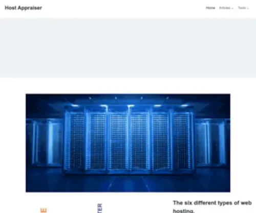 Hostappraiser.com(Or Tech Tips) Screenshot