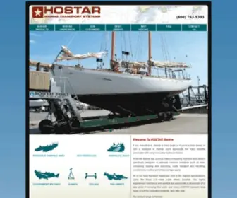 Hostarmarine.com(Hydraulic Boat & Yard Trailer For Sale) Screenshot