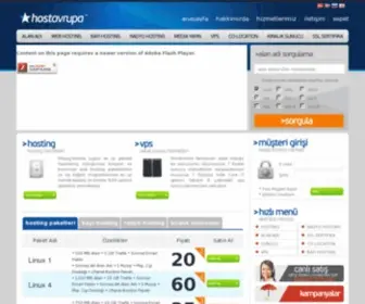 Hostavrupa.net(Ana Sayfa) Screenshot