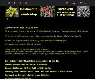 Hostaworld.nl(Welkom bij Hostaworld b.v) Screenshot