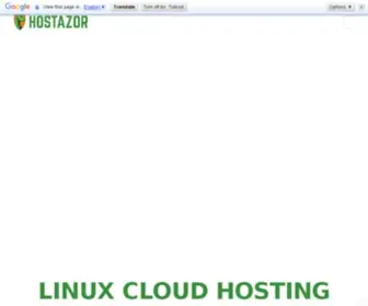 Hostazor.com(Hostazor) Screenshot