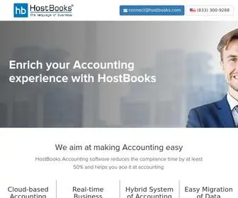 Hostbooks.com(Accounting Software for Small & Medium Businesses) Screenshot