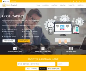 Hostcapitol.com(Host Capitol) Screenshot