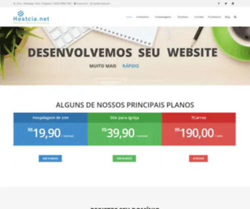 Hostcia.net(Inicio) Screenshot