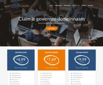 Hostcloud.nl(Home) Screenshot
