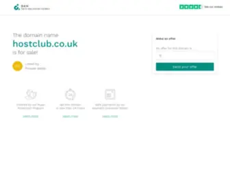 Hostclub.co.uk(hostclub) Screenshot