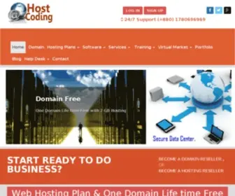 Hostcoding.com(SSD Web Hosting Reseller Hosting) Screenshot