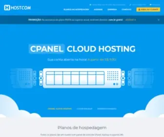Hostcom.com.br(HostCom Internet) Screenshot