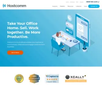 Hostcomm.co.uk(Contact Centre) Screenshot