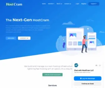 Hostcram.com(Web Hosting Built For Speed) Screenshot