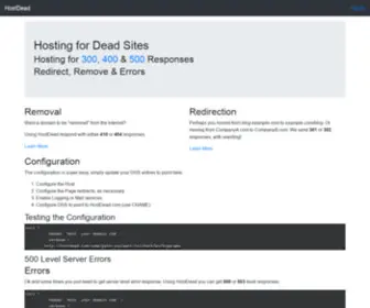 Hostdead.com(Hostdead) Screenshot