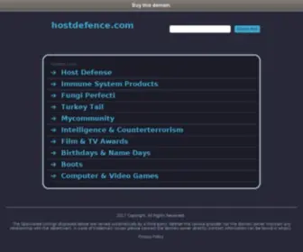 Hostdefence.com(Hostdefence) Screenshot