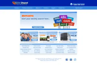 Hostdepot.com(Host Depot) Screenshot