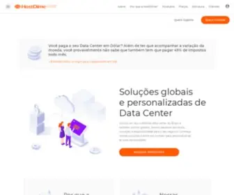 Hostdime.com.br(Soluções globais e personalizadas de Data Center) Screenshot