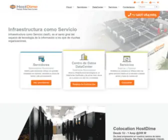 Hostdime.com.es(España) Screenshot